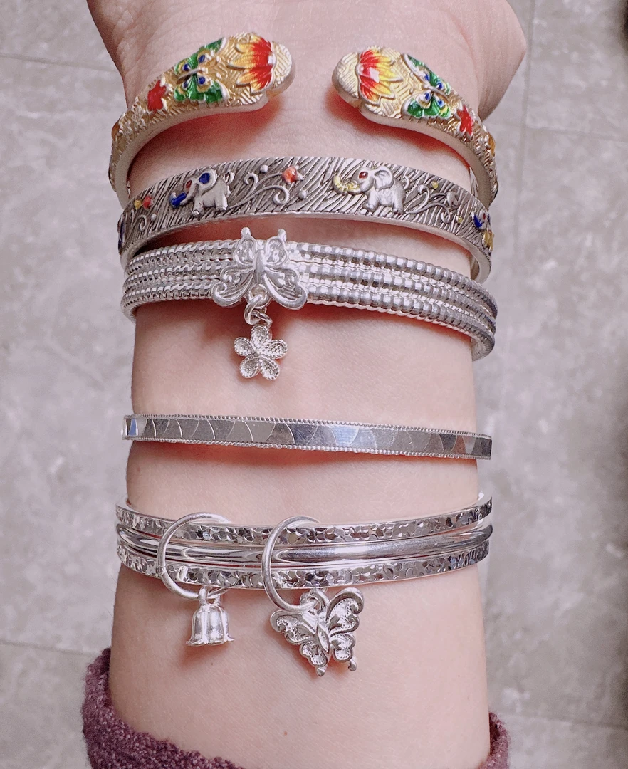 足银银制品 纯银时尚饰品 南希直播 （101-300链接）