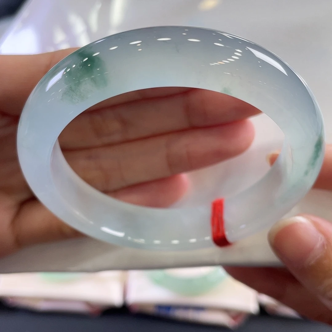 未镶嵌手镯翡翠44号正圈