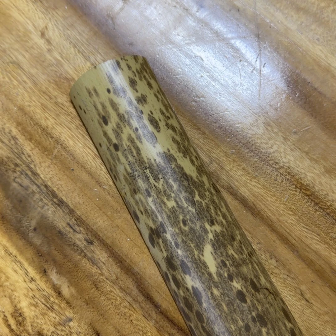 竹制品直播间的斑竹茶则