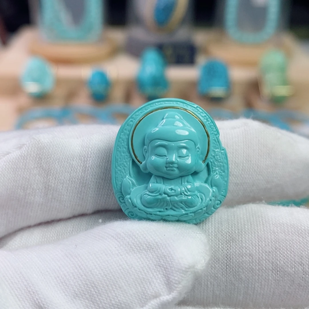 绿松石未镶嵌珠宝奇石