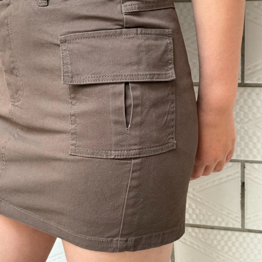 超显腿长韩式高腰弹力工装短裙包臀半身裙