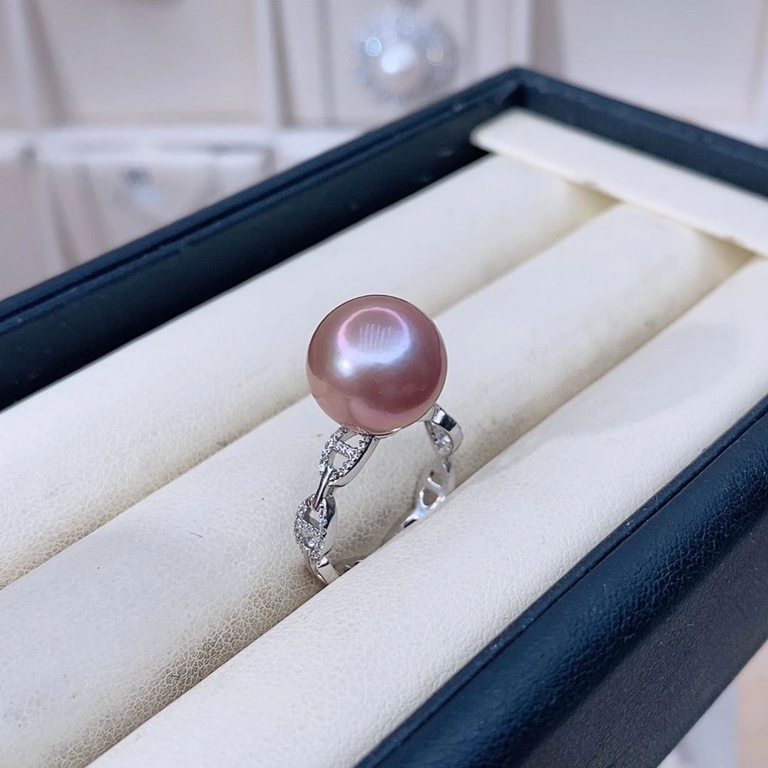 颈饰银S925镶嵌淡水珍珠