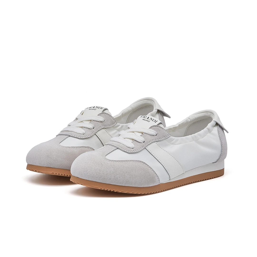 夏季新款平底休闲透气女鞋时尚休闲鞋女复古百搭德训鞋低帮潮鞋