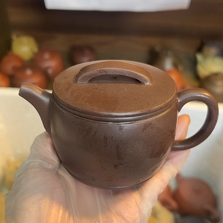茶壶紫砂宜兴紫砂壶紫泥200