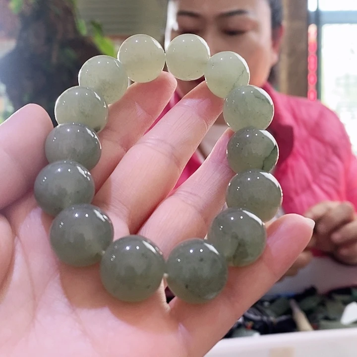 密玉（石英质玉）手链未镶嵌