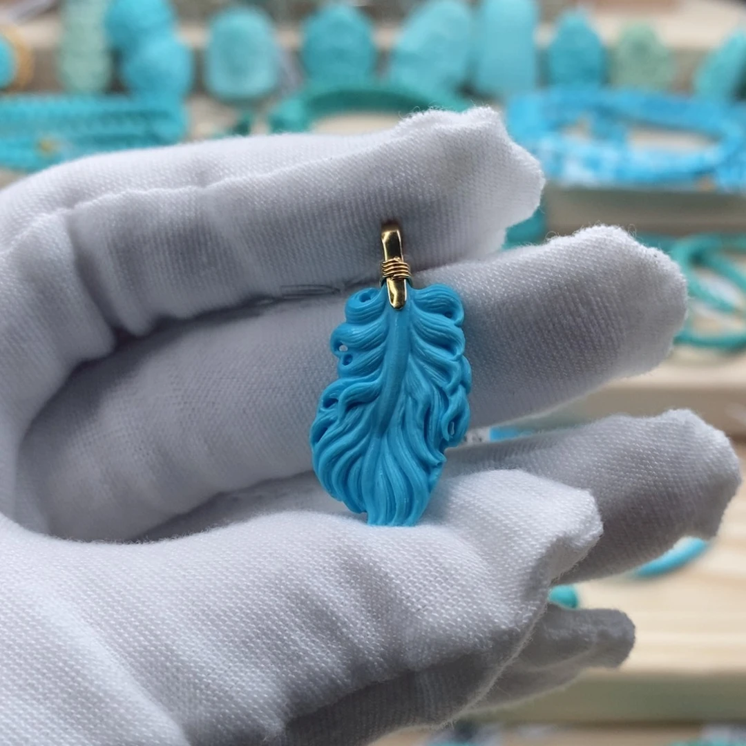 绿松石珠宝奇石未镶嵌