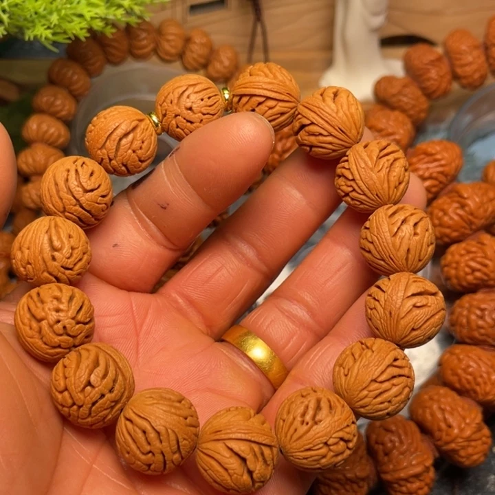 桃核手串龙纹桃核86