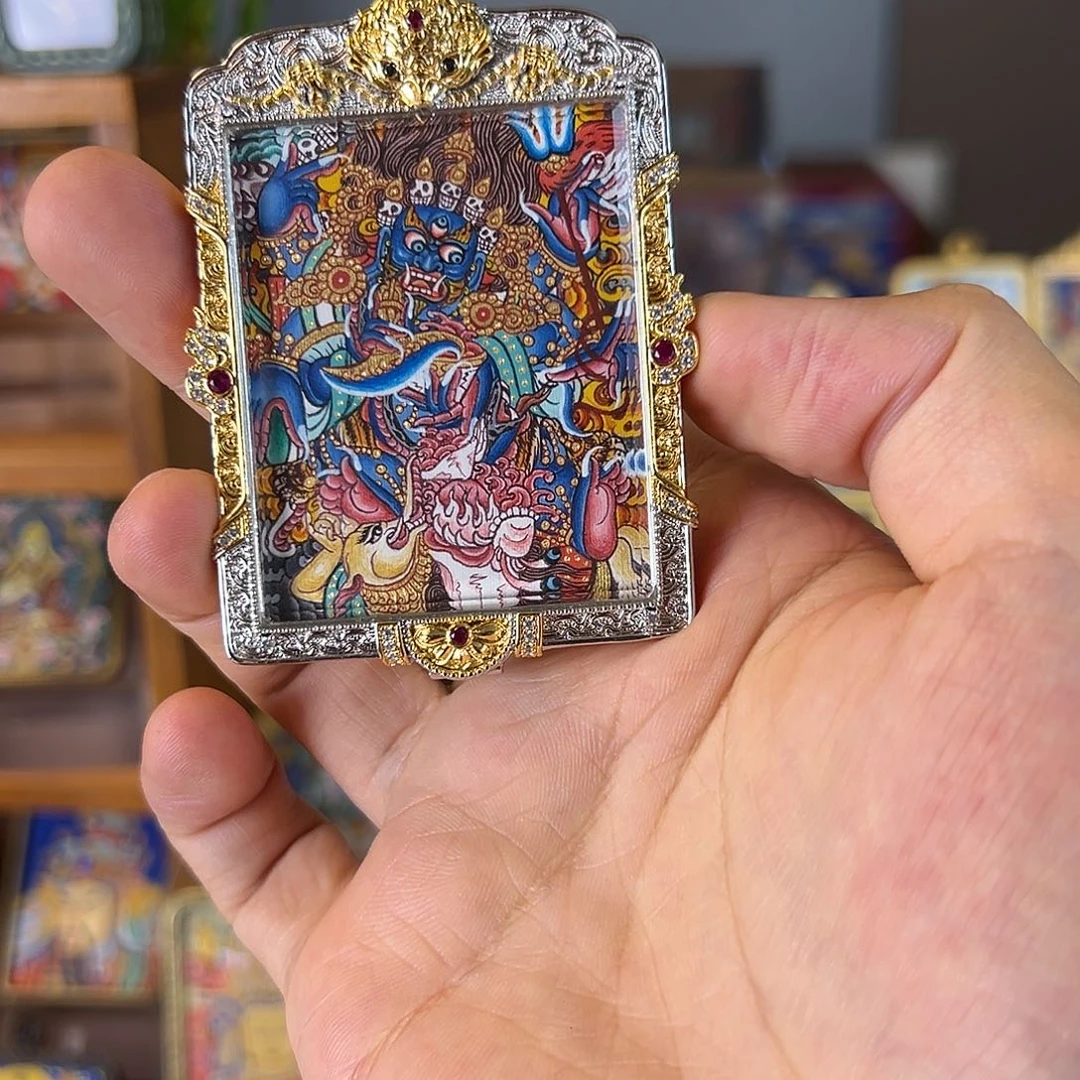 吊坠大黑天一级画师