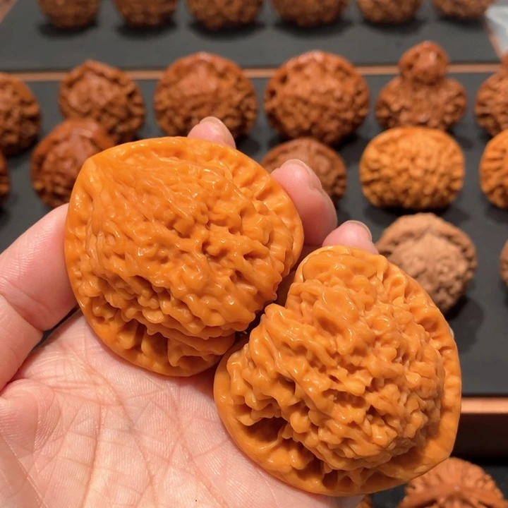 文玩核桃吊坠官帽925