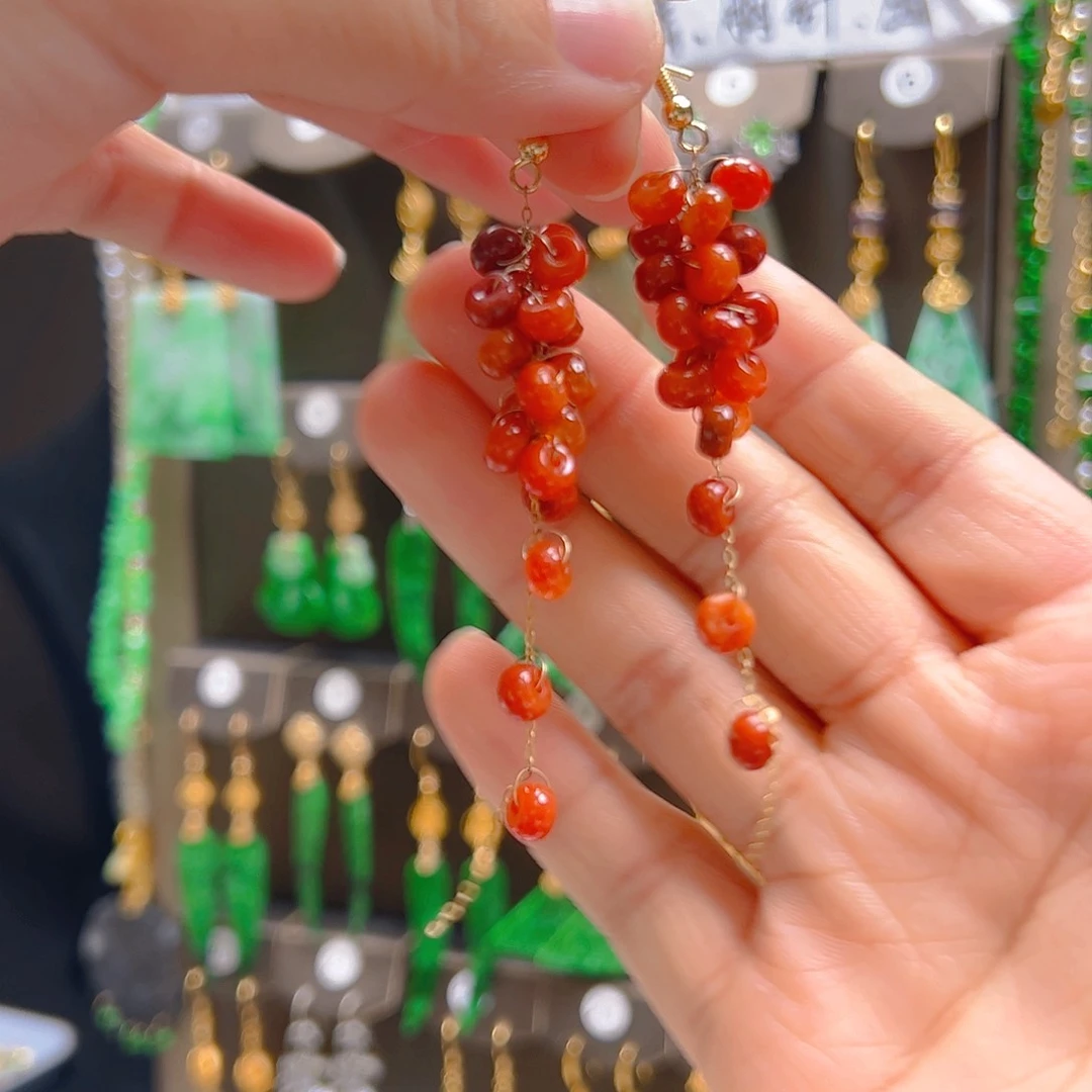 未镶嵌翡翠耳饰翡翠