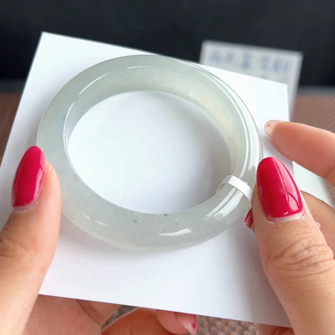 翡翠未镶嵌手镯38号 53.1