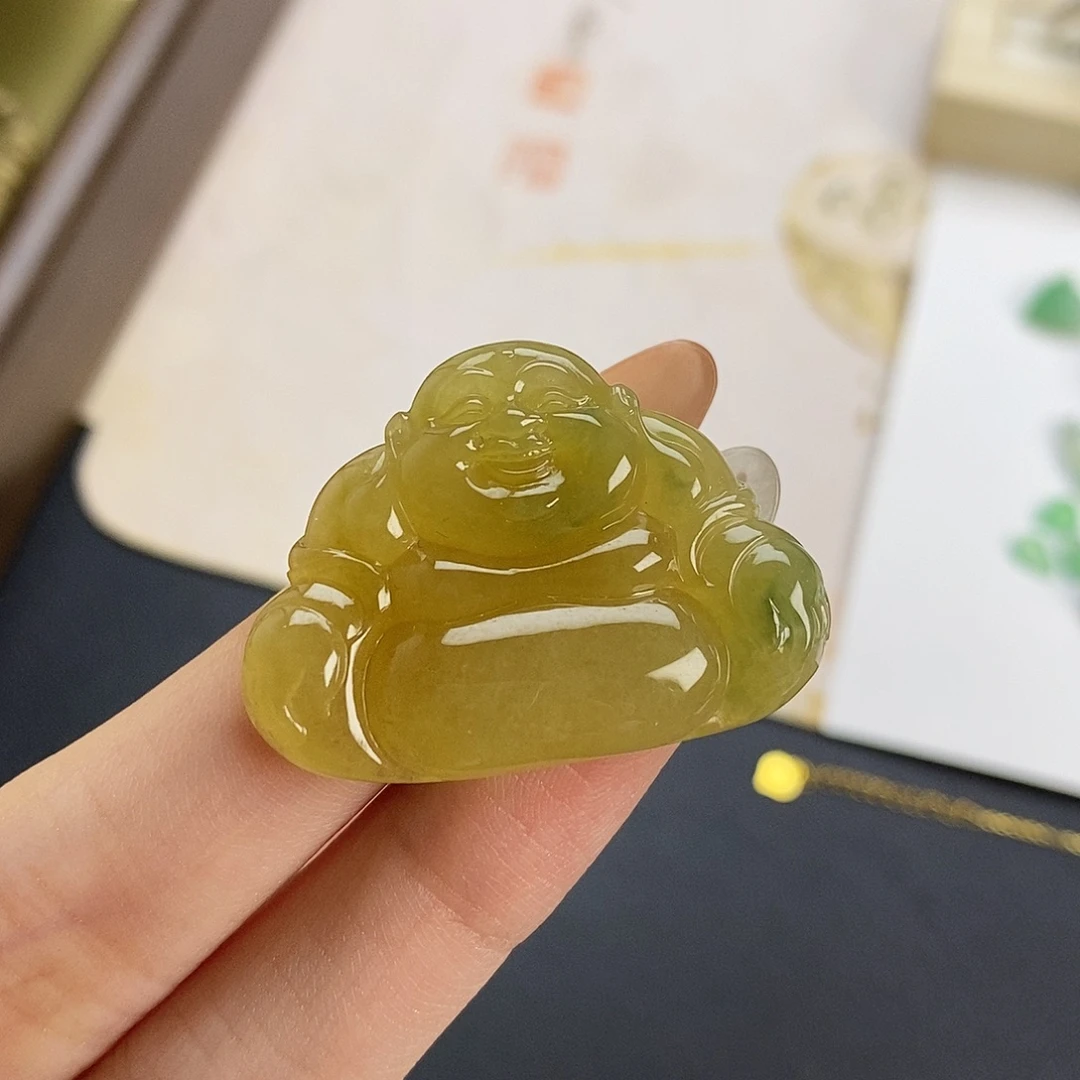 翡翠银S925镶嵌吊坠(不含链)