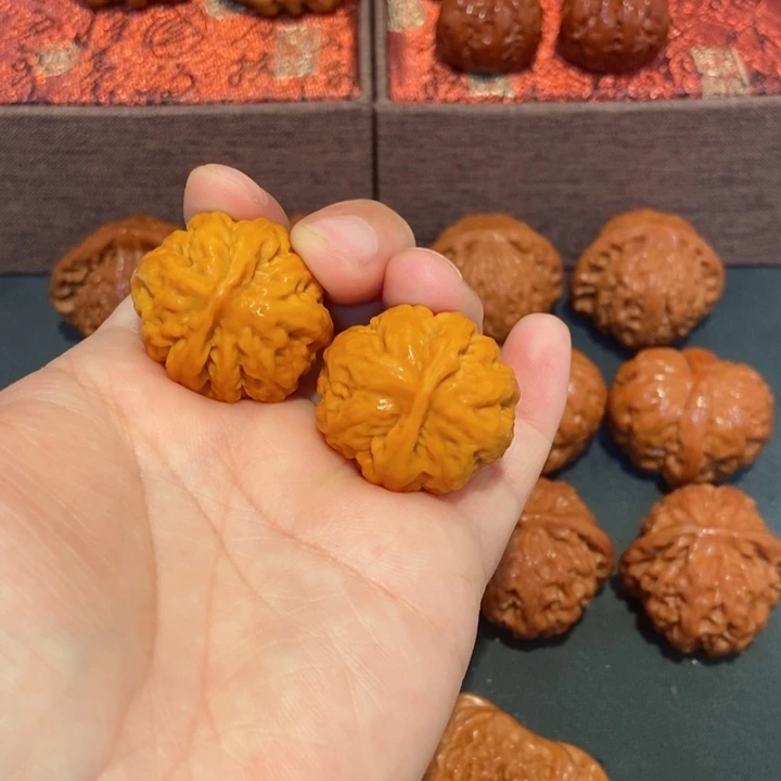 文玩核桃把件咸****室31尺寸粗筋南瓜2195