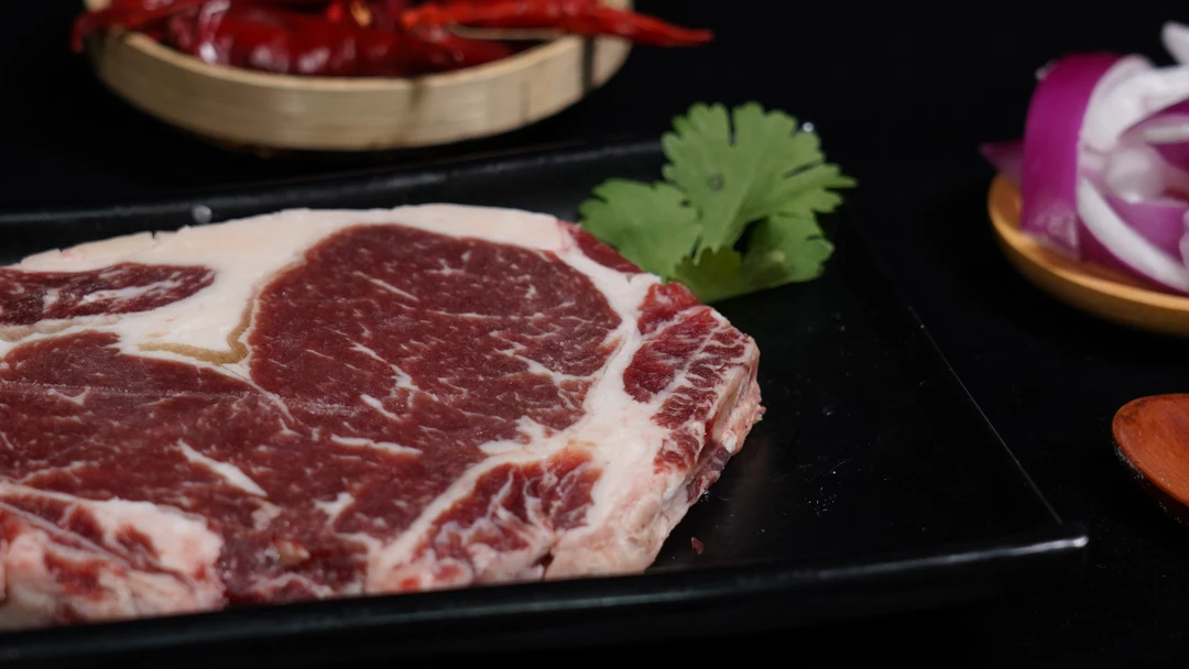 原切牛排1号链接 齐齐哈尔谷饲安格斯雪花牛肉 不精修