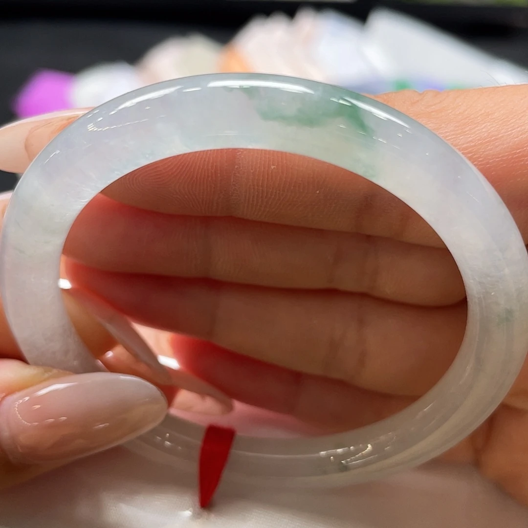 翡翠手镯未镶嵌5号50.3圈