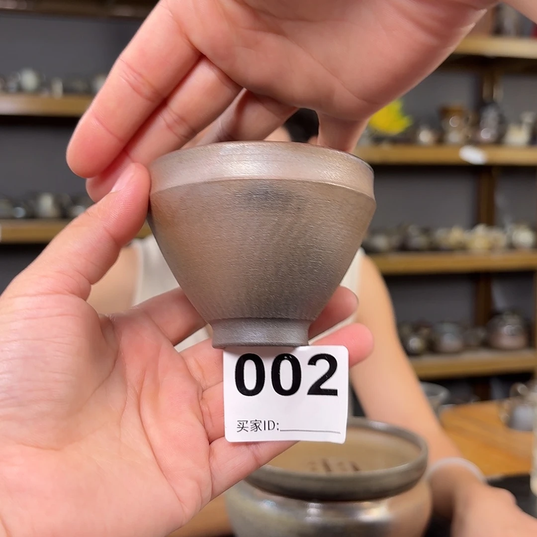 坭兴陶柴烧全手工原矿泥料杯