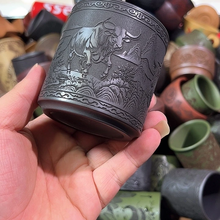 茶杯紫砂全手工紫砂主人杯