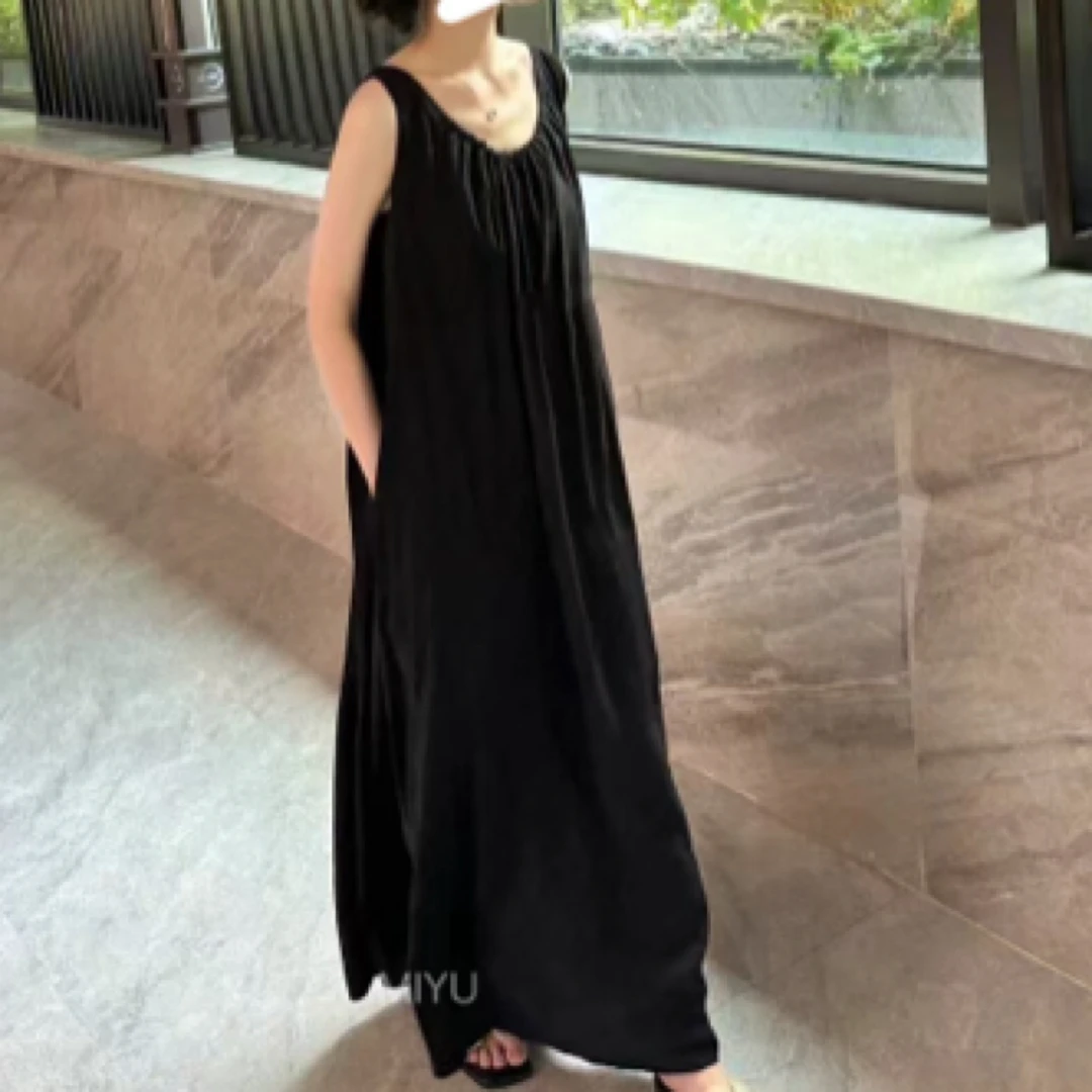 度假风前后两穿连衣裙