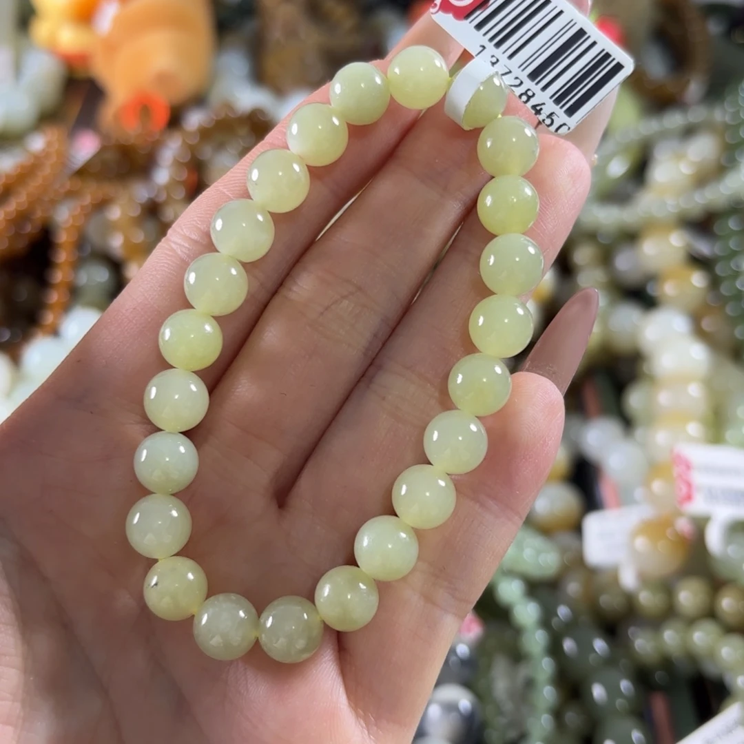 和田玉未镶嵌手链174