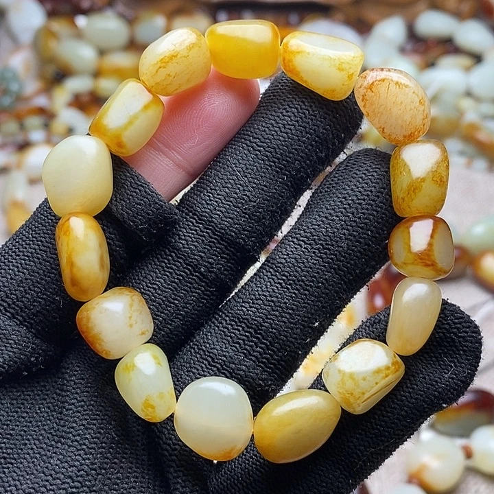 和田玉未镶嵌手链