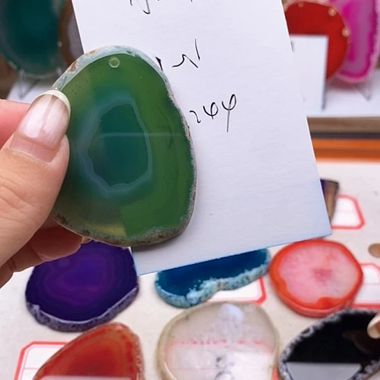 小***】玛瑙/玉髓颈饰未镶嵌