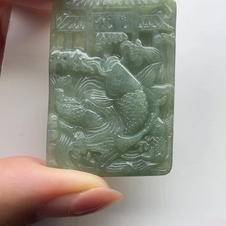 翡翠未镶嵌颈饰天然翡翠