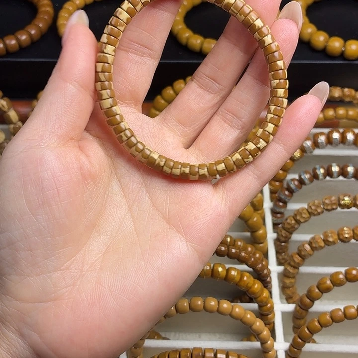 手串紫金鼠微瑕实心花鼠6.7药片