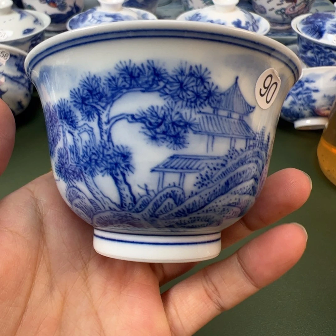 木木景德镇纯手工纯手绘茶具90