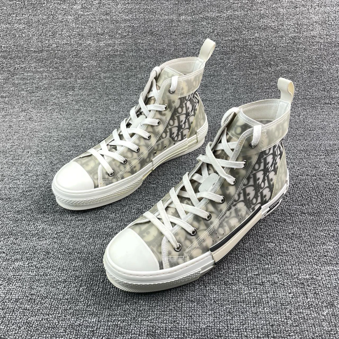 99新 DIOR/迪奥 满印老花帆布鞋 42码