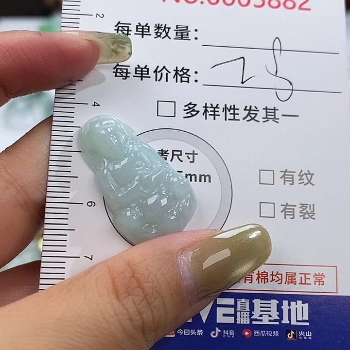 翡翠未镶嵌颈饰5882