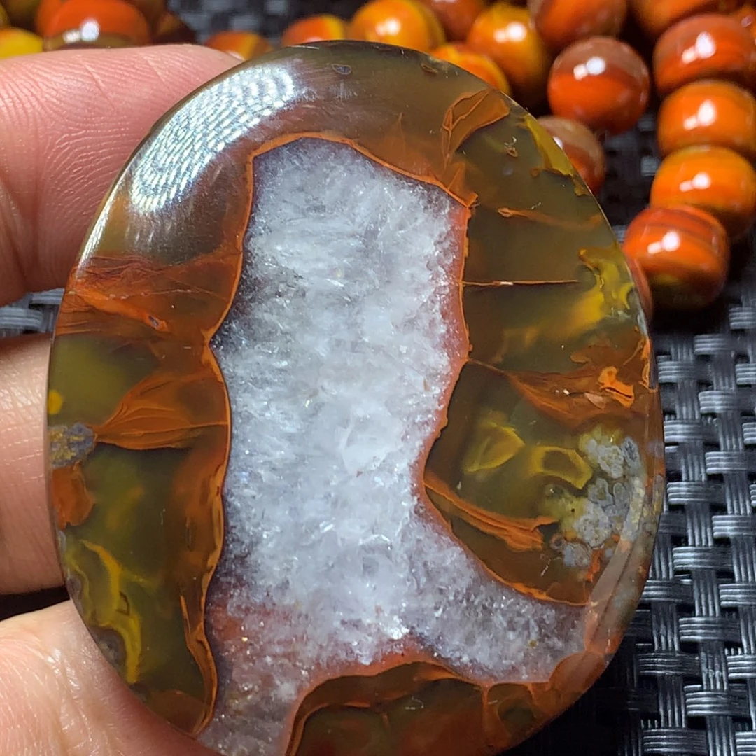 玛瑙/玉髓吊坠未镶嵌A****1