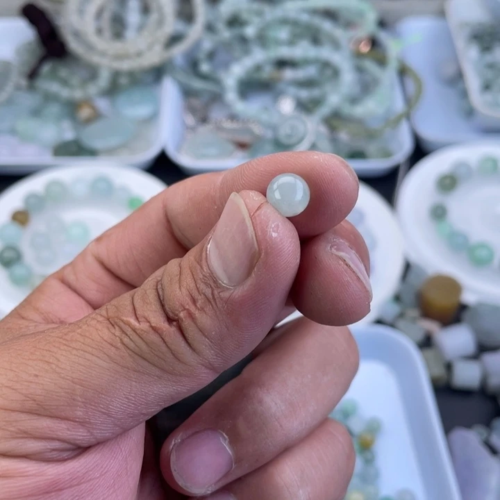 念***.翡翠散珠天然缅甸翡翠珠子