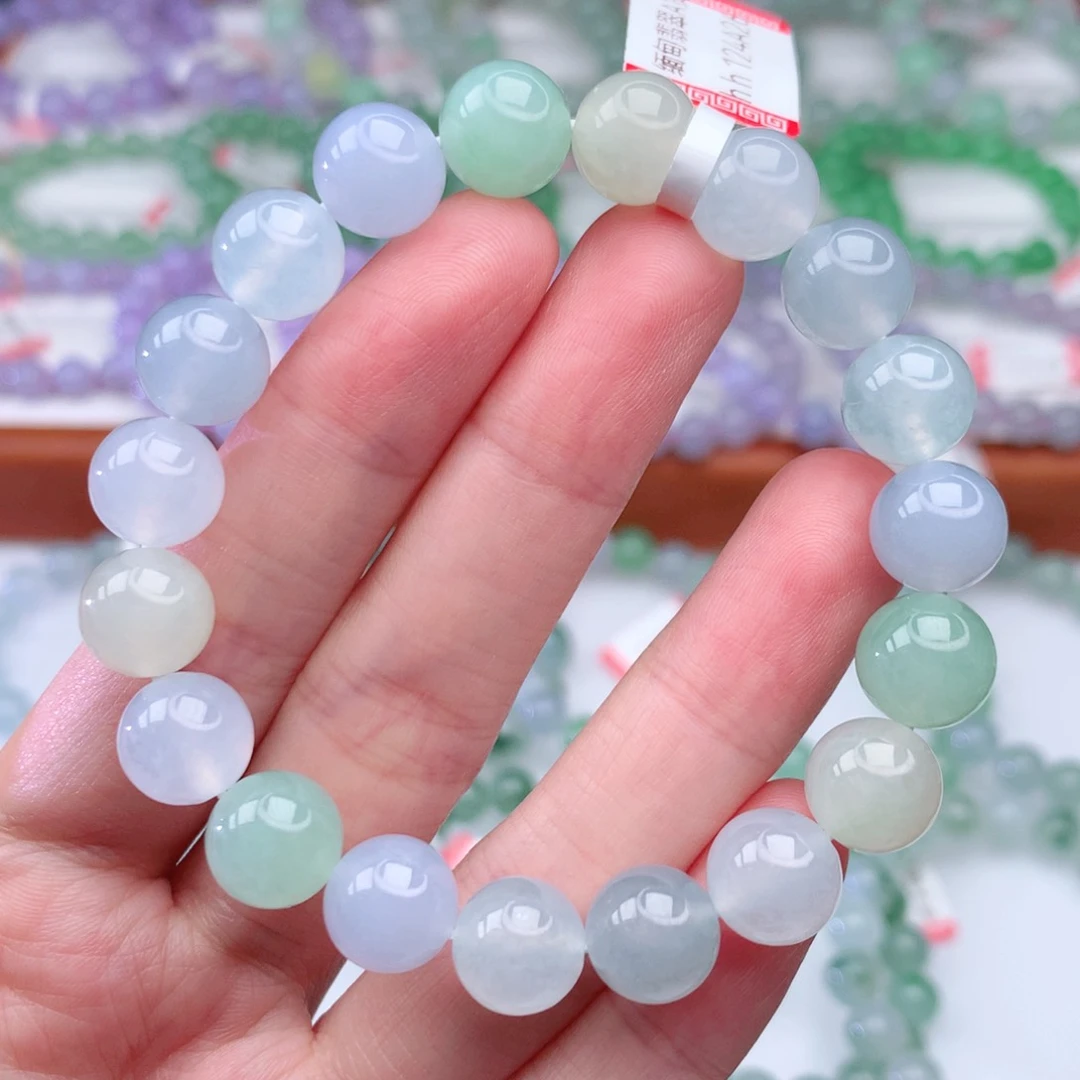 翡翠手链未镶嵌翡翠10mm