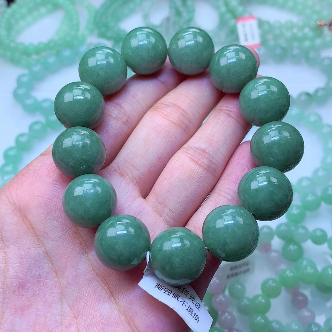 翡翠未镶嵌毛衣链