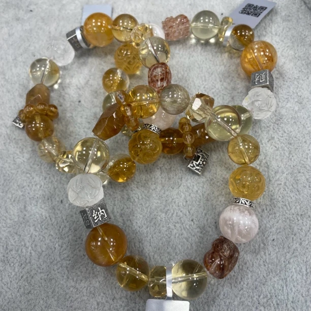 【书记甄选】天然原创水晶多宝手链 多样性发一 约11-14mm RJ5510