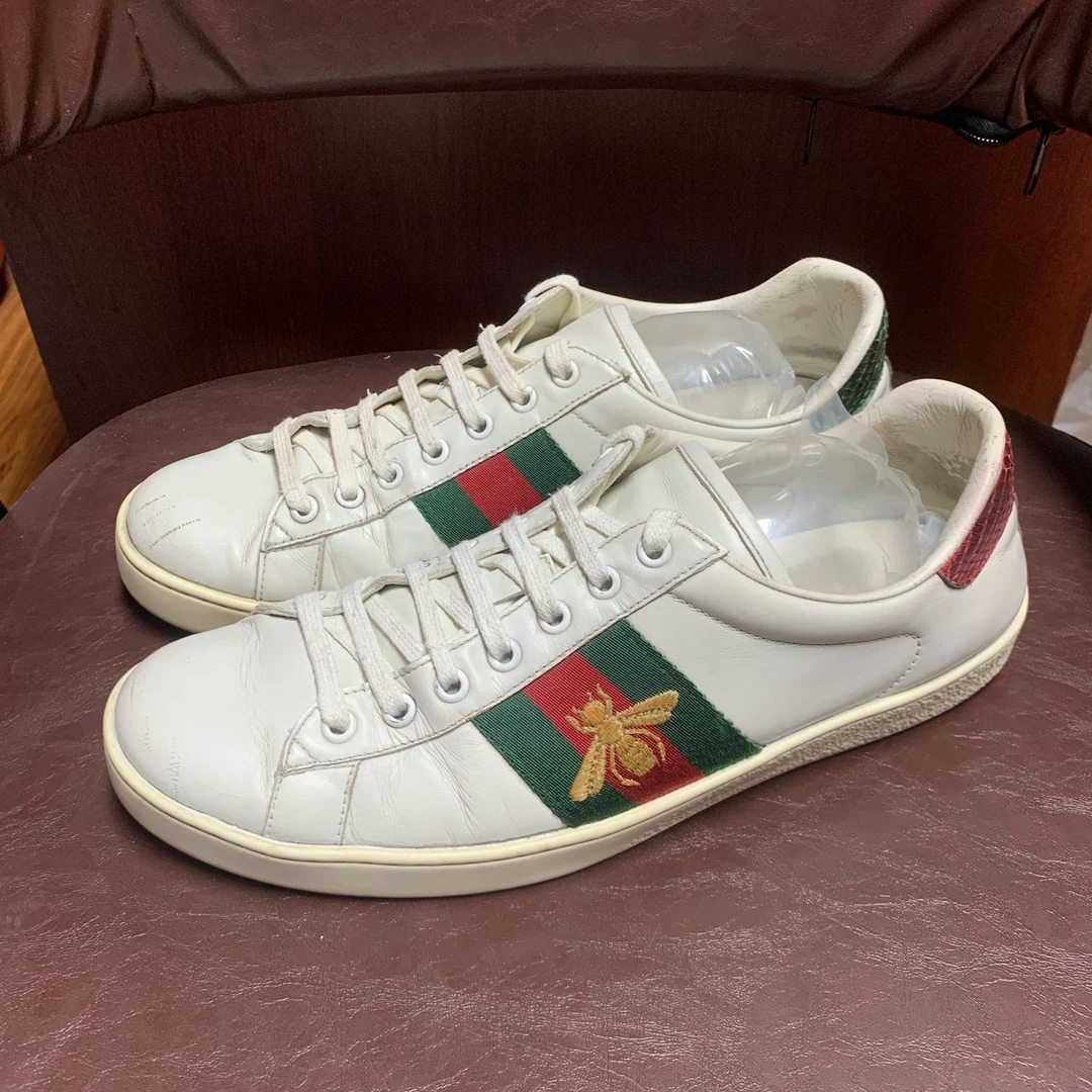 90新  奢侈品鞋子/Gucci 古驰小蜜蜂，8.5码