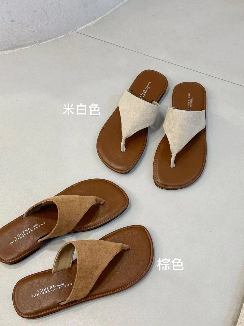 GRR！【好穿的上衣咖系平底拖拖】