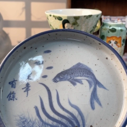 炉两***店景德镇釉下手绘陶瓷