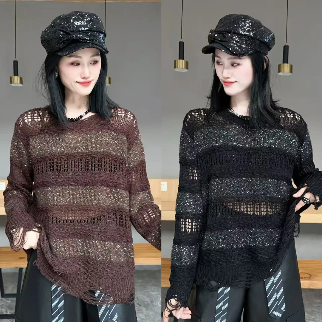 【YJ·高定】2025秋季新款宽松百搭高弹显瘦修身型长袖小衫女 YY3206