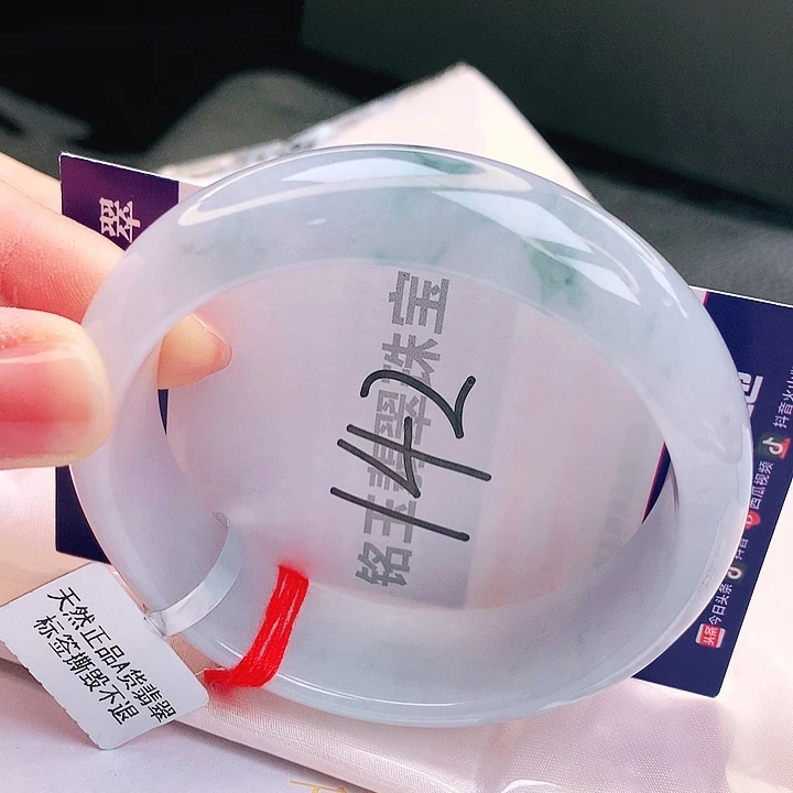 翡翠未镶嵌手镯缅甸天然a货翡翠手镯