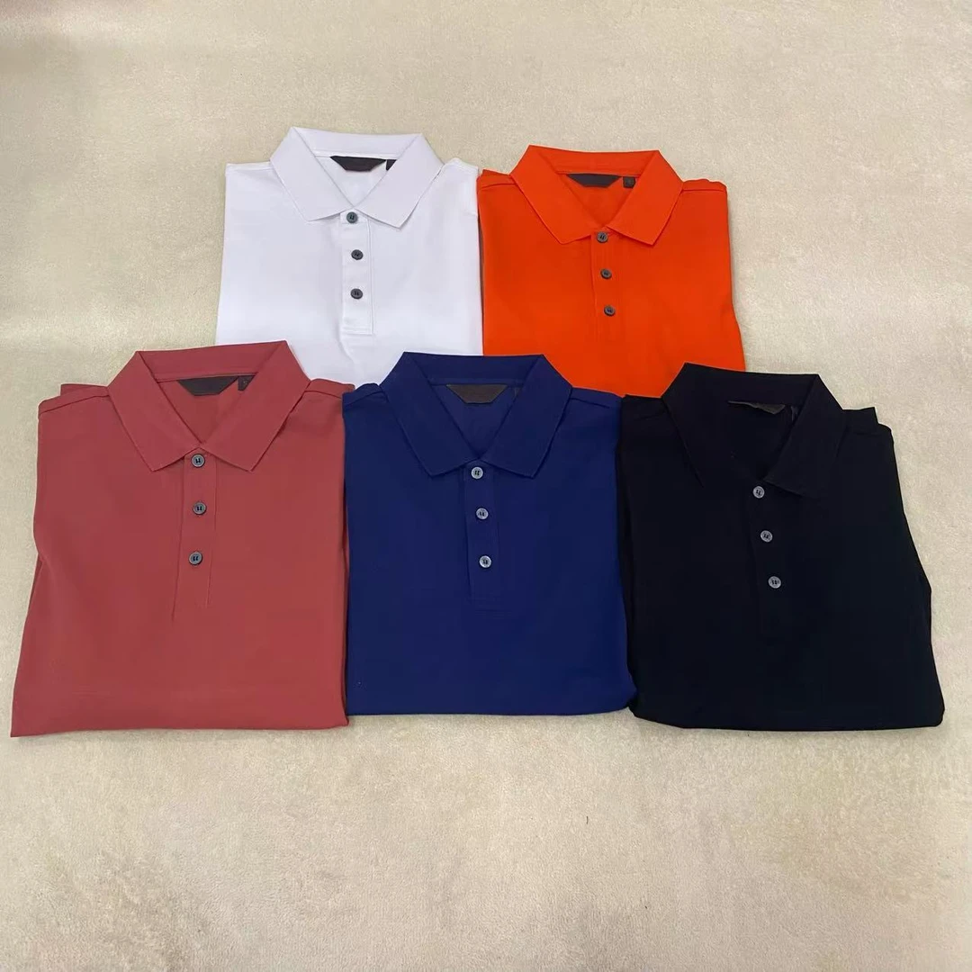 Sweet DD五色左胸小刺绣长袖Polo衫