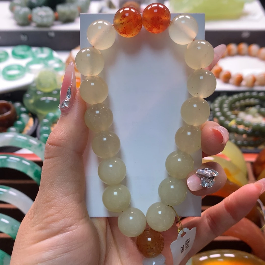 未镶嵌蛇纹石玉手串