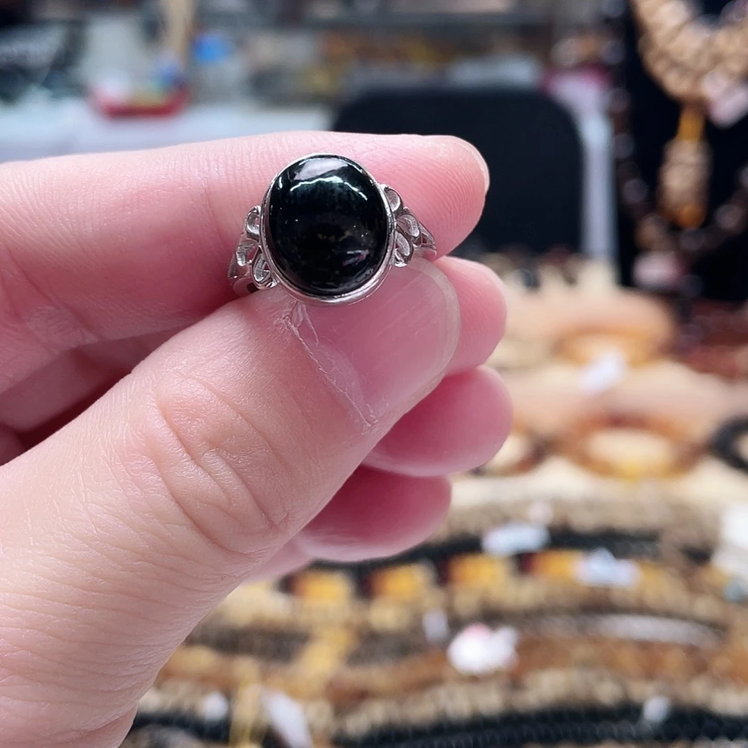 琥珀耳饰未镶嵌大