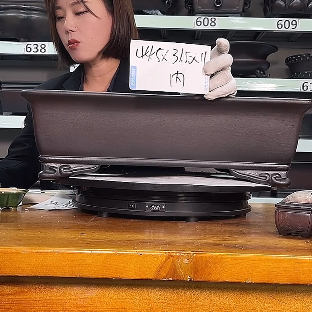 紫砂花盆宜兴紫砂42号