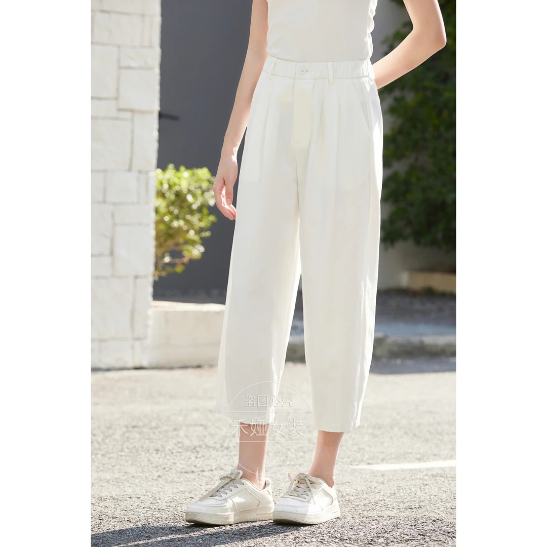 希茜9105  夏季薄款修身休闲显瘦时尚女裤