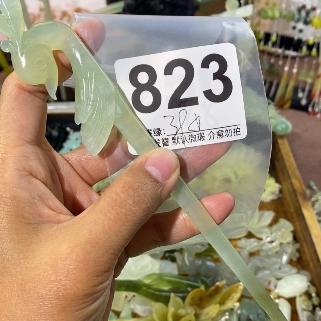 *****蛇纹石玉未镶嵌发饰
