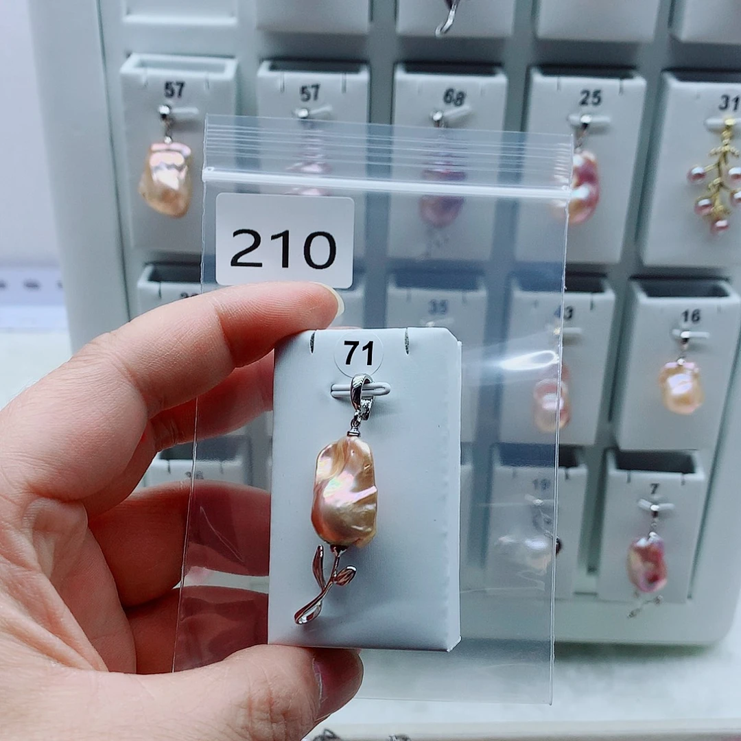 吊坠(不含链)淡水珍珠合金