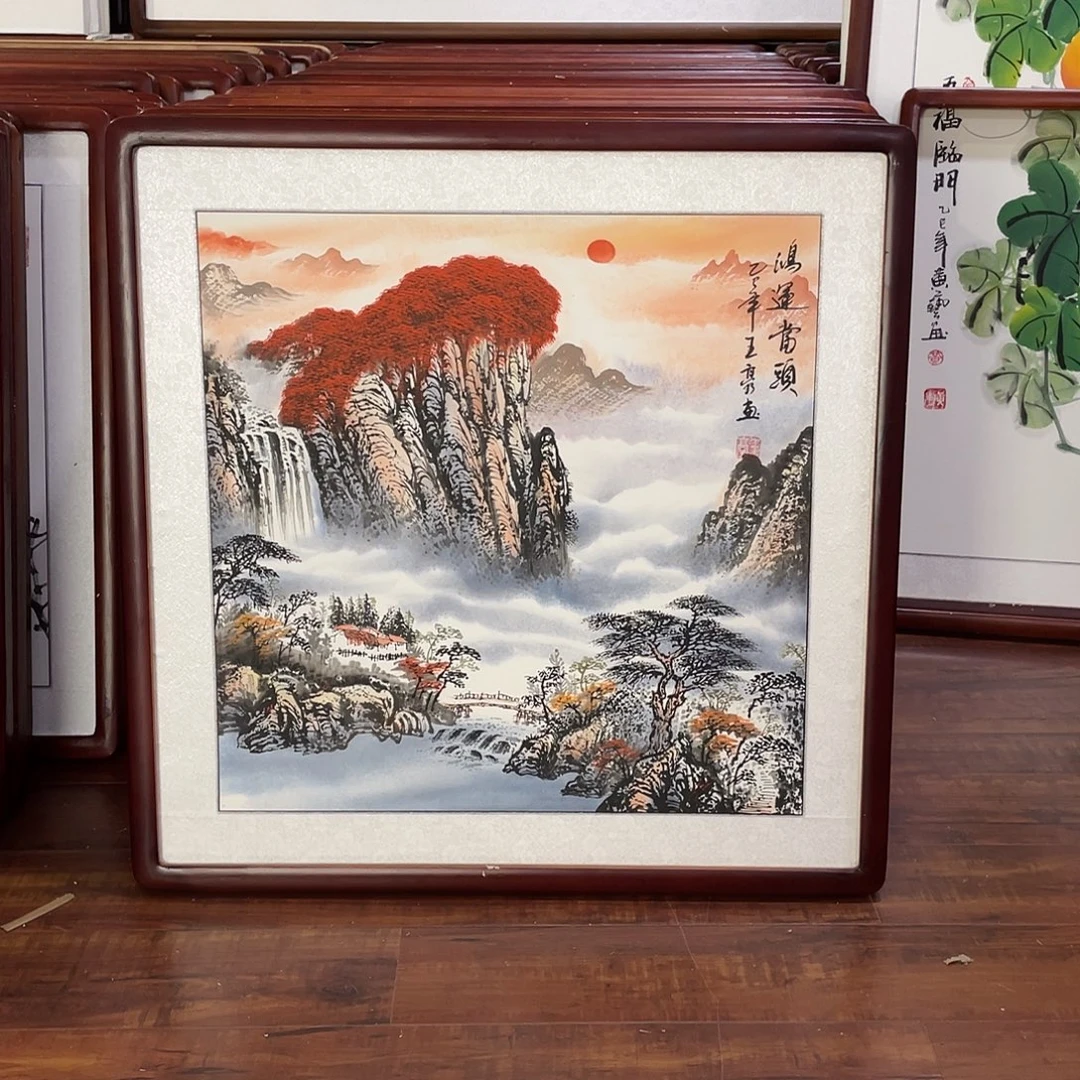 国画带框尺寸63*63厘米