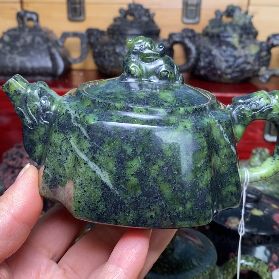藏玉药王石龙尊壶240cc