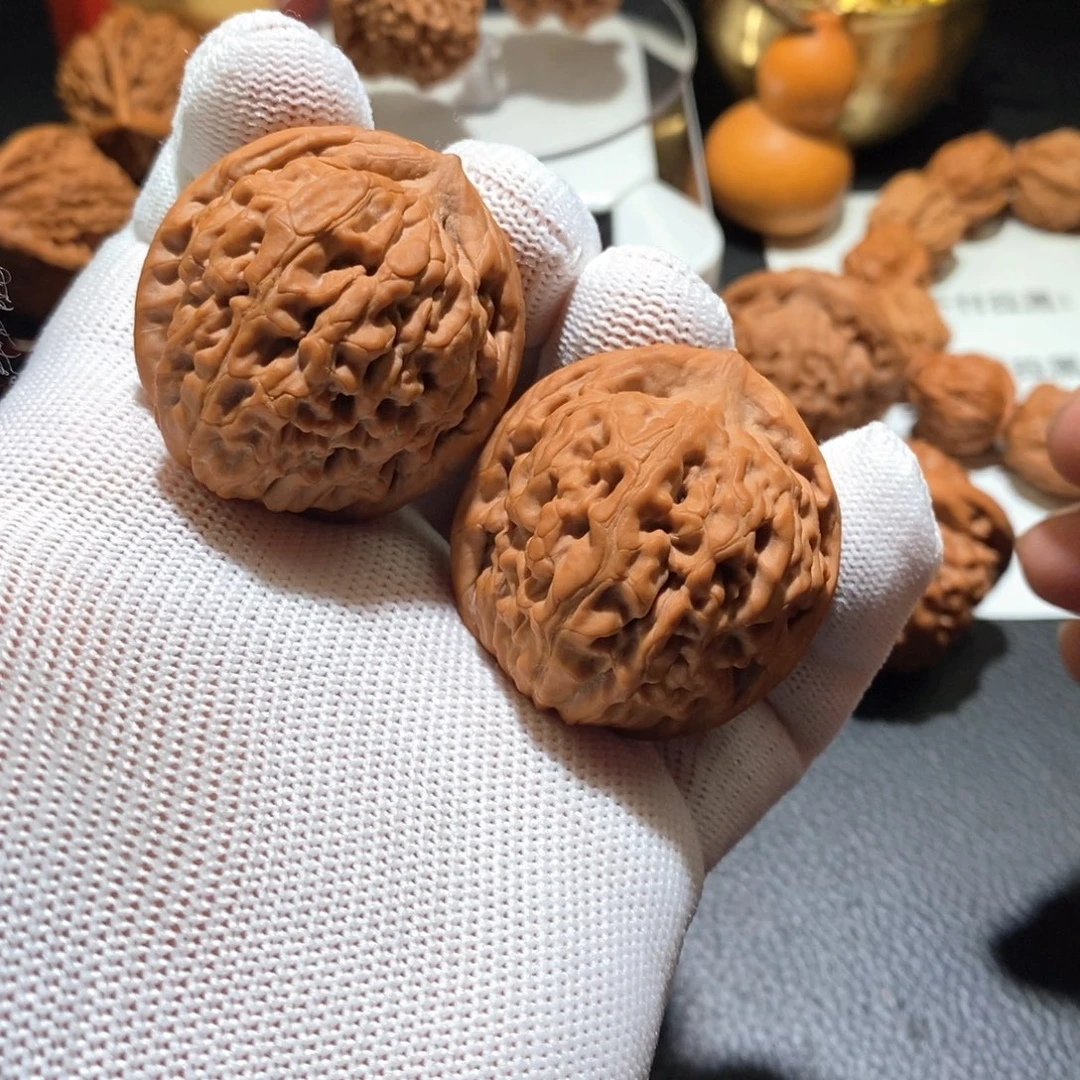 把件文玩核桃0453莲花38（修）福利